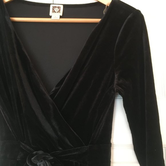 Velvet Anne Klein wrap dress - Picture 3 of 4